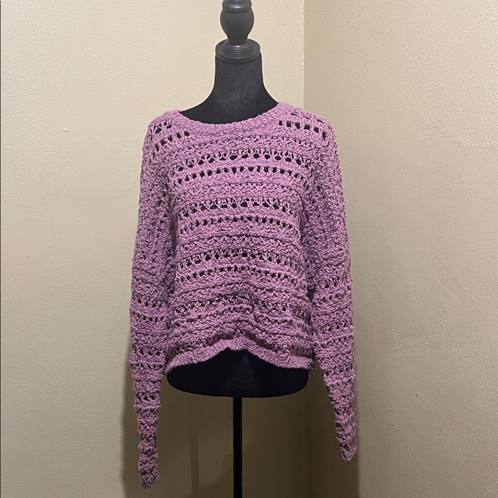 Treasure & Bond Lavender Knit Sweater